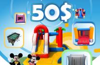 Location châteaux gonflables à partir de 50$ mediacongo
